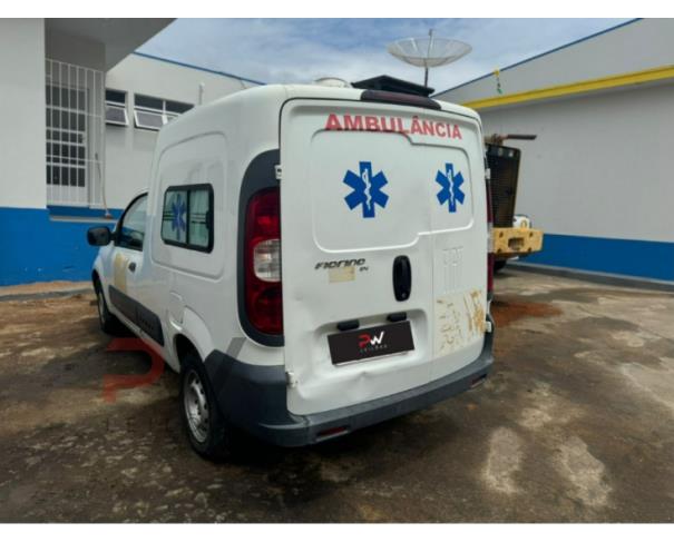 Foto de CAMINHONETE FIAT/FIORINO ATENA AMB, ALCOOL/GASOLINA, BRANCA, 2018/2018, CHASSI: ...12861, NO ESTADO EM QUE SE ENCONTRA.