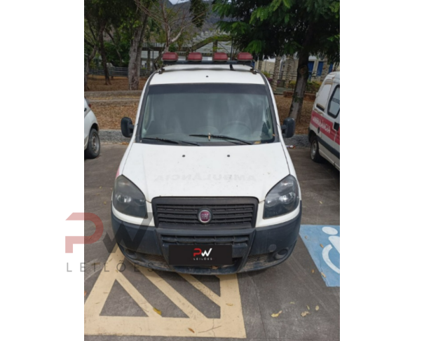 Foto de ESP/CAMINHONETE/AMBULANC FIAT/DOBLO GREENCAR  MO4, ALCOOL/GASOLINA, BRANCA, 2016/2016, CHASSI: ...42516, NO ESTADO EM QUE SE ENCONTRA.