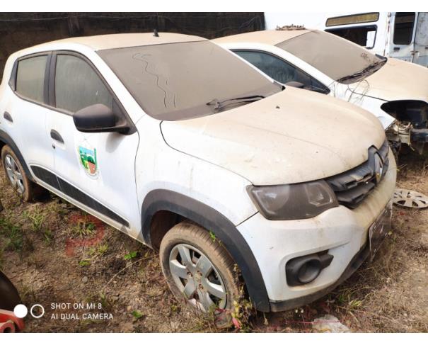 Foto de PASSAGEIRO / AUTOMOVEL RENAULT/KWID ZEN 10MT, ALCOOL/GASOLINA, BRANCA, 2019/2019, CHASSI: ...18003, NO ESTADO EM QUE SE ENCONTRA.