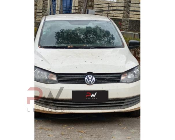 Foto de PAS/AUTOMOVEL VW/ VOYAGE TL MA, ALCOOL/GASOLINA, BRANCA, 2014/2015, CHASSI: ...27654, NO ESTADO EM QUE SE ENCONTRA.