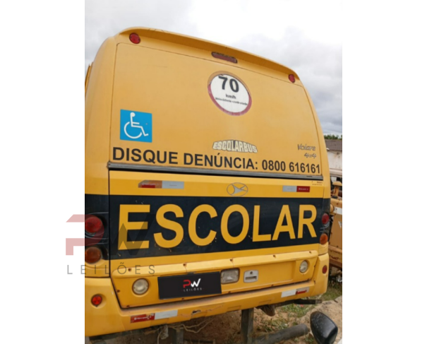 Foto de PAS/ ONIBUS MARCOPOLO/VOLARE W8, DIESEL,  AMARELA, 2011/2012, CHASSI:...40476, NO ESTADO EM QUE SE ENCONTRA.