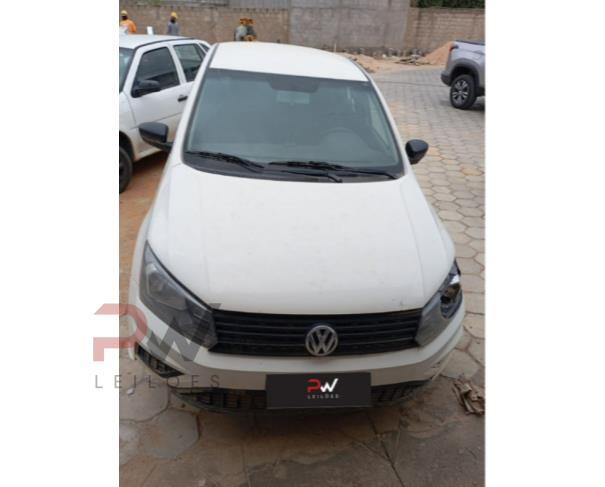 Foto de PAS/AUTOMOVEL VW/GOL 1.0L  MC4, ALCOOL/GASOLINA, BRANCA, 2019/2020, CHASSI: ...31702, NO ESTADO EM QUE SE ENCONTRA.