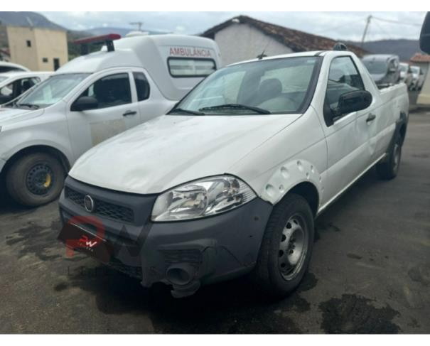 Foto de CAMINHONETE FIAT/STRADA WK CC E, ALCOOL/GASOLINA, BRANCA, 2019/2020, CHASSI: ...4771, NO ESTADO EM QUE SE ENCONTRA.