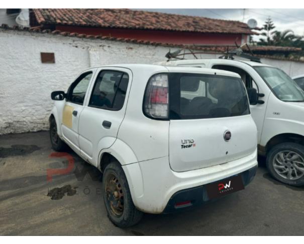 Foto de AUTOMOVEL FIAT/UNO ATTRACTIVE 1.0, ALCOOL/GASOLINA, BRANCA, 2020/2020, CHASSI: ...86302, NO ESTADO EM QUE SE ENCONTRA.