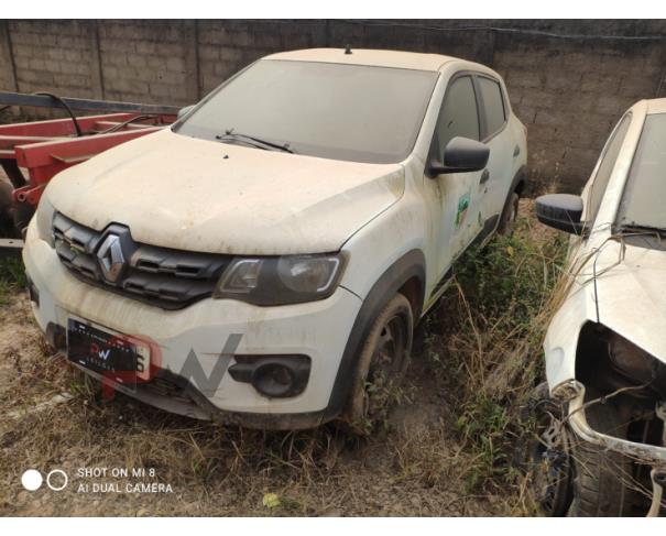 Foto de PASSAGEIRO / AUTOMOVEL RENAULT/KWID ZEN 10MT, ALCOOL/GASOLINA, BRANCA, 2019/2019, CHASSI: ...18003, NO ESTADO EM QUE SE ENCONTRA.