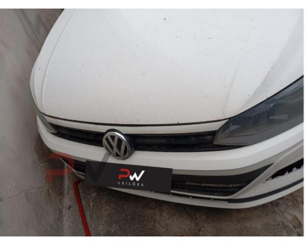 Foto de PAS/AUTOMOVEL VW/POLO MF, ACOOL/GASOLINA, BRANCA, 2019/2019, CHASSI: ...86371, NO ESTADO EM QUE SE ENCONTRA.