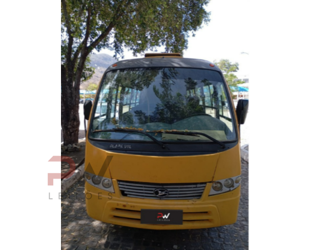 Foto de PAS/ ONIBUS MARCOPOLO/VOLARE W8, DIESEL, AMARELA, 2009/2009, CHASSI: ...30127, NO ESTADO EM QUE SE ENCONTRA.