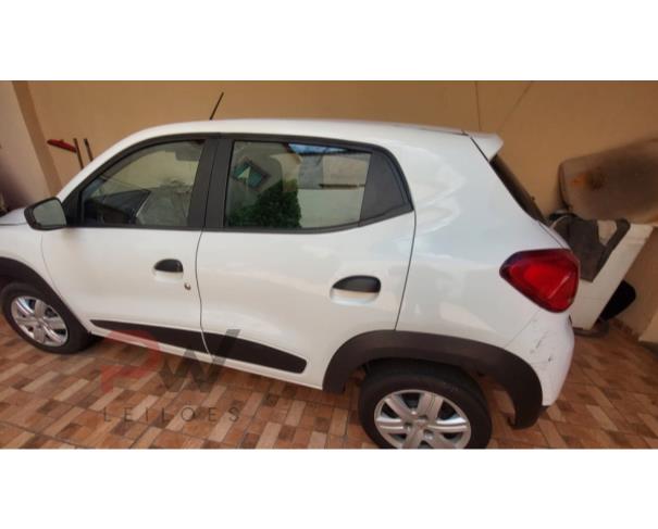 Foto de RENAULT/KWID ZEN 10MT, ALCOOL/GASOLINA, BRANCA, 2019/2020, NO ESTADO EM QUE SE ENCONTRA.