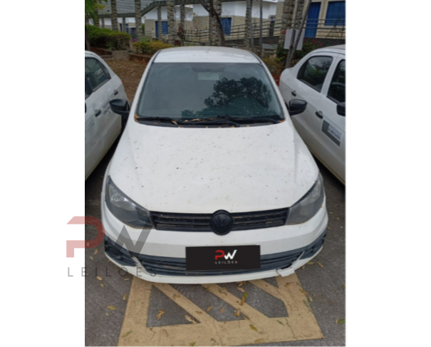 Foto de PAS/AUTOMOVEL VW/NOVO GOL TL MCV, ALCOOL/GASOLINA, BRANCA, 2017/2018, CHASSI: ...99742, NO ESTADO EM QUE SE ENCONTRA.